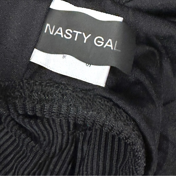 NWOT NASTY GAL Ribbed Open Back Black One Piece Swimsuit. Size Small 🏝️ - Picture 9 of 10